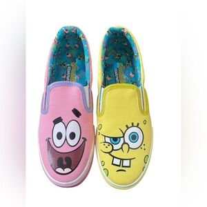New SpongeBob SquarePants sneakers—men’s 8 womens 9.5